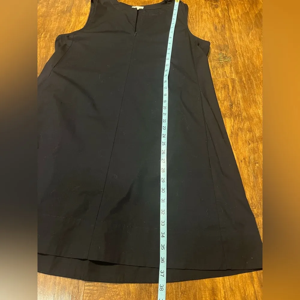 Eileen Fisher Cotton Blend Ponte Zip Up Dress - Image 9