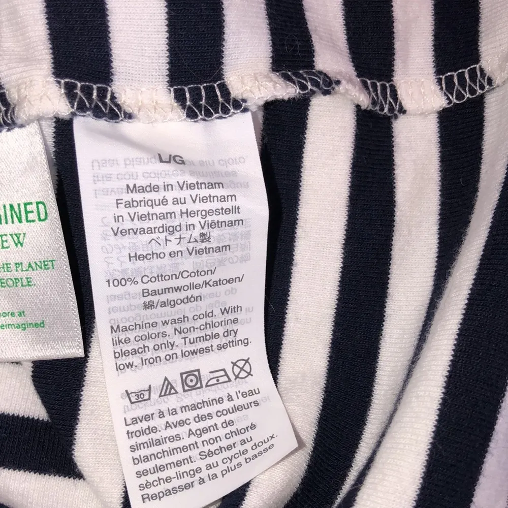 J crew perfect for stripe knit shirt size large cotton  yarns sustainable fabric - Image 6