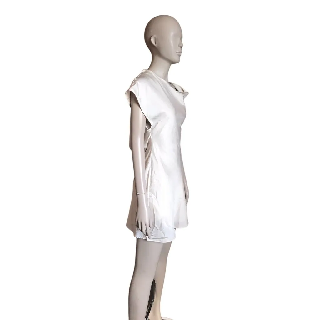 White Fox Off White Scoop Back Dress - Image 3
