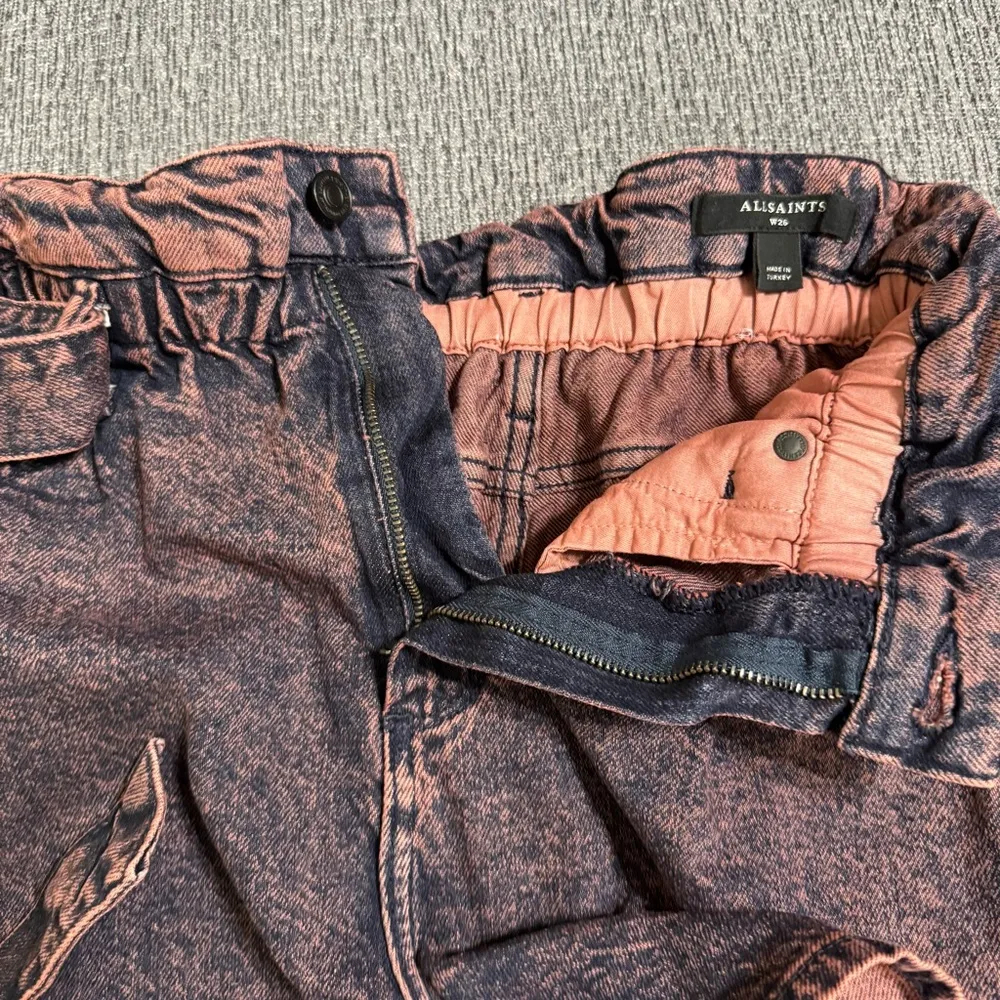 All Saints Palmer Paper-bag Shorts - Image 5