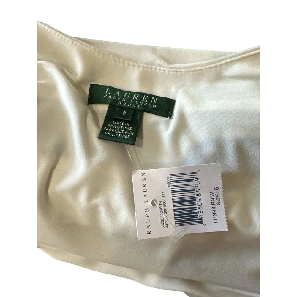 Ralph Lauren Black and White Striped Tank Dress Size 6 - Image 4