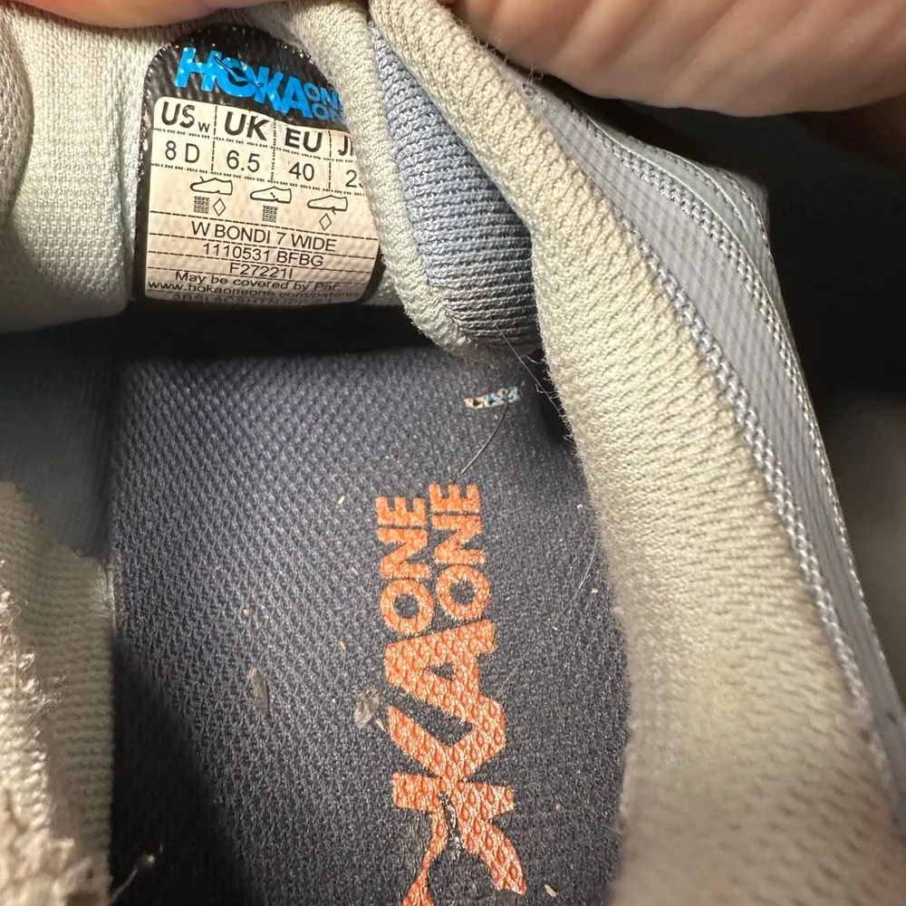 Hoka one‎ one women’s shoes Blue Size 8 - Image 3