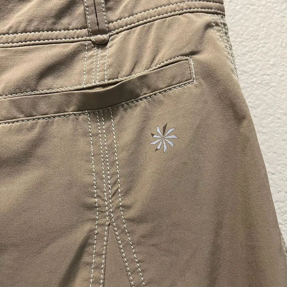 Athleta Whatever Skort Skirt Tan Flare Activewear Stretch Size 2 Style 39233 - Image 6