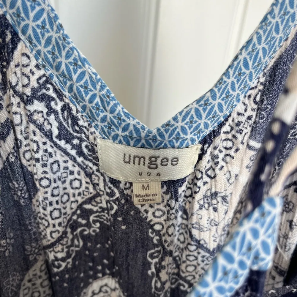 Umgee Mini Floral Flowy Dress - Image 3