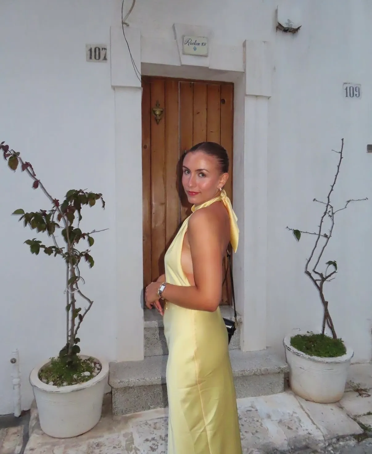 zara yellow backless dress butter Halter maxi holiday evening wedding Size M - $94 New With Tags Aurelie Long Sleeve Lace pattern:none ZW COLLECTION SLIP DRESS Color:Black/Black