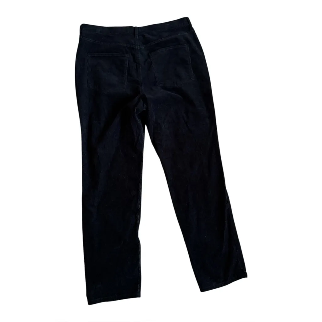 Boden Corduroy Slim Straight Jeans | Black | US 14 Regular - Image 3