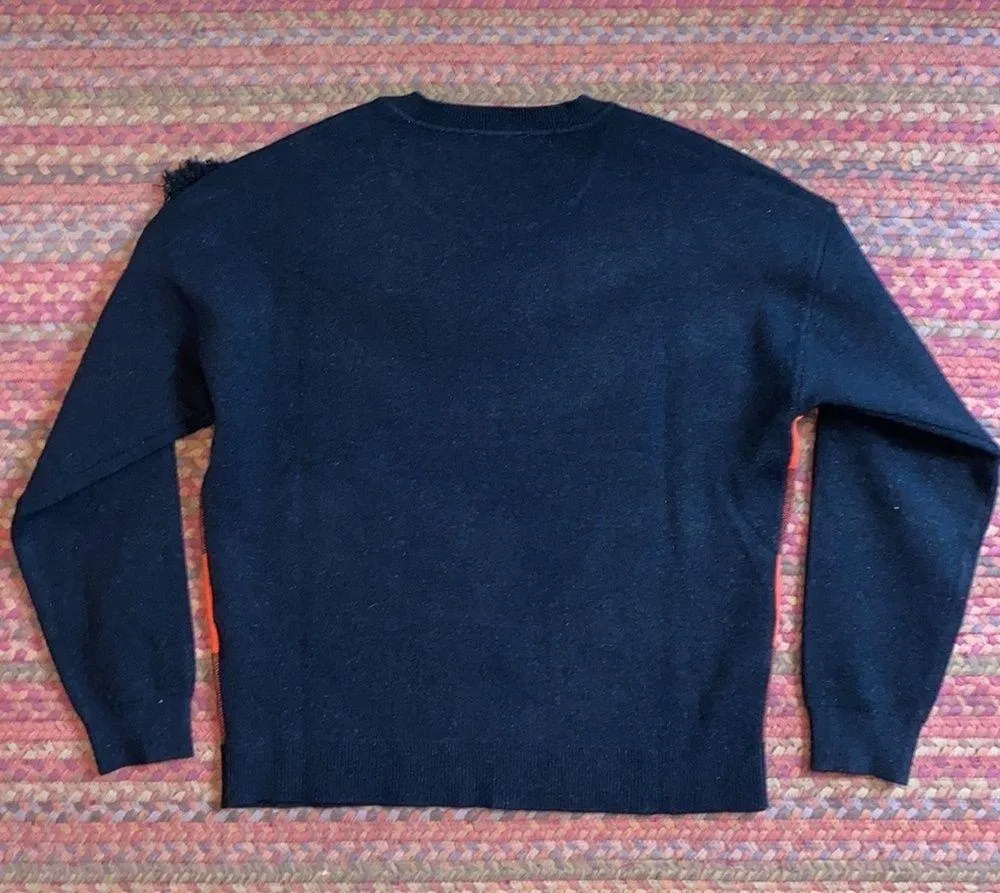 NWOT BUFFALO PLAID FRINGE PULLOVER SWEATER - Image 4