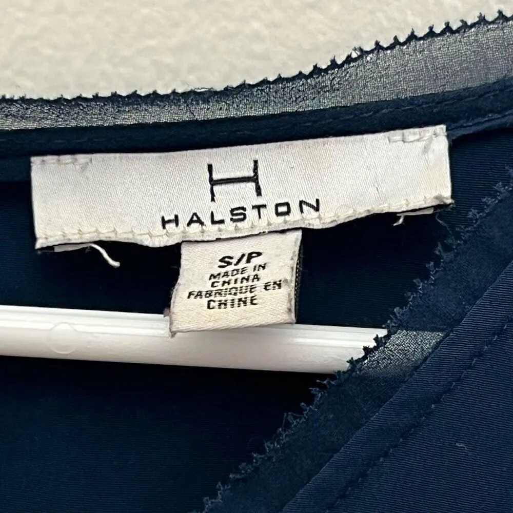 Halston bell sleeve, V-neck keyhole, blouse, women’s small , silky, soft, with l - Image 3