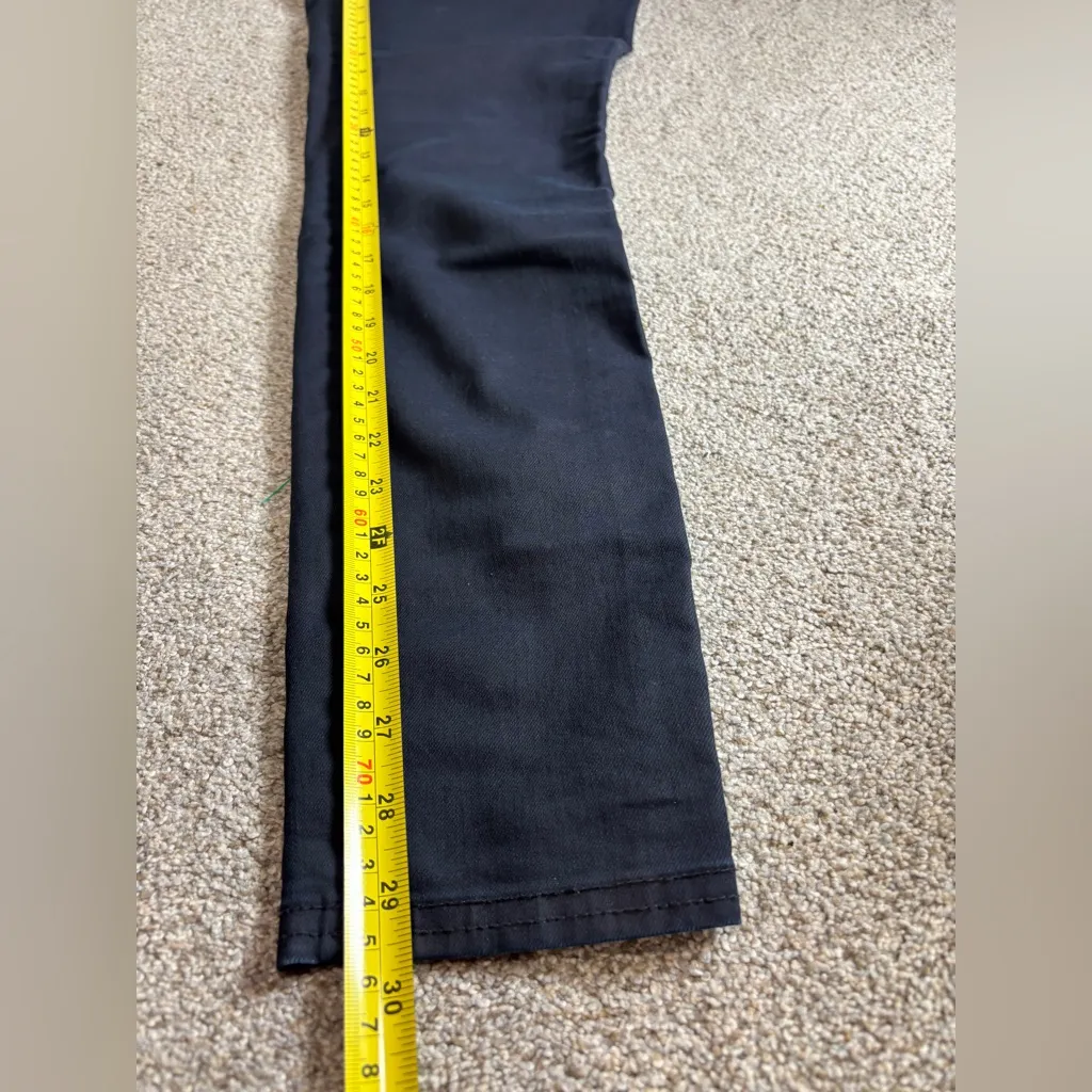 Prana Oday Coated Jean Blue Gray Skinny Leg Pants Women Sz 6/28 - Image 4