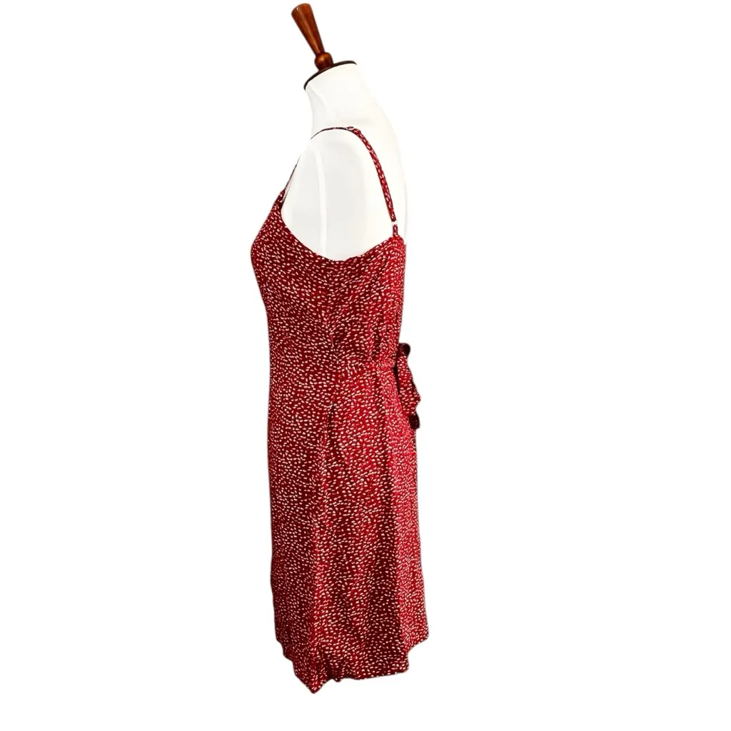 Brandy Melville Colleen Red Floral Babydoll dress - Image 6