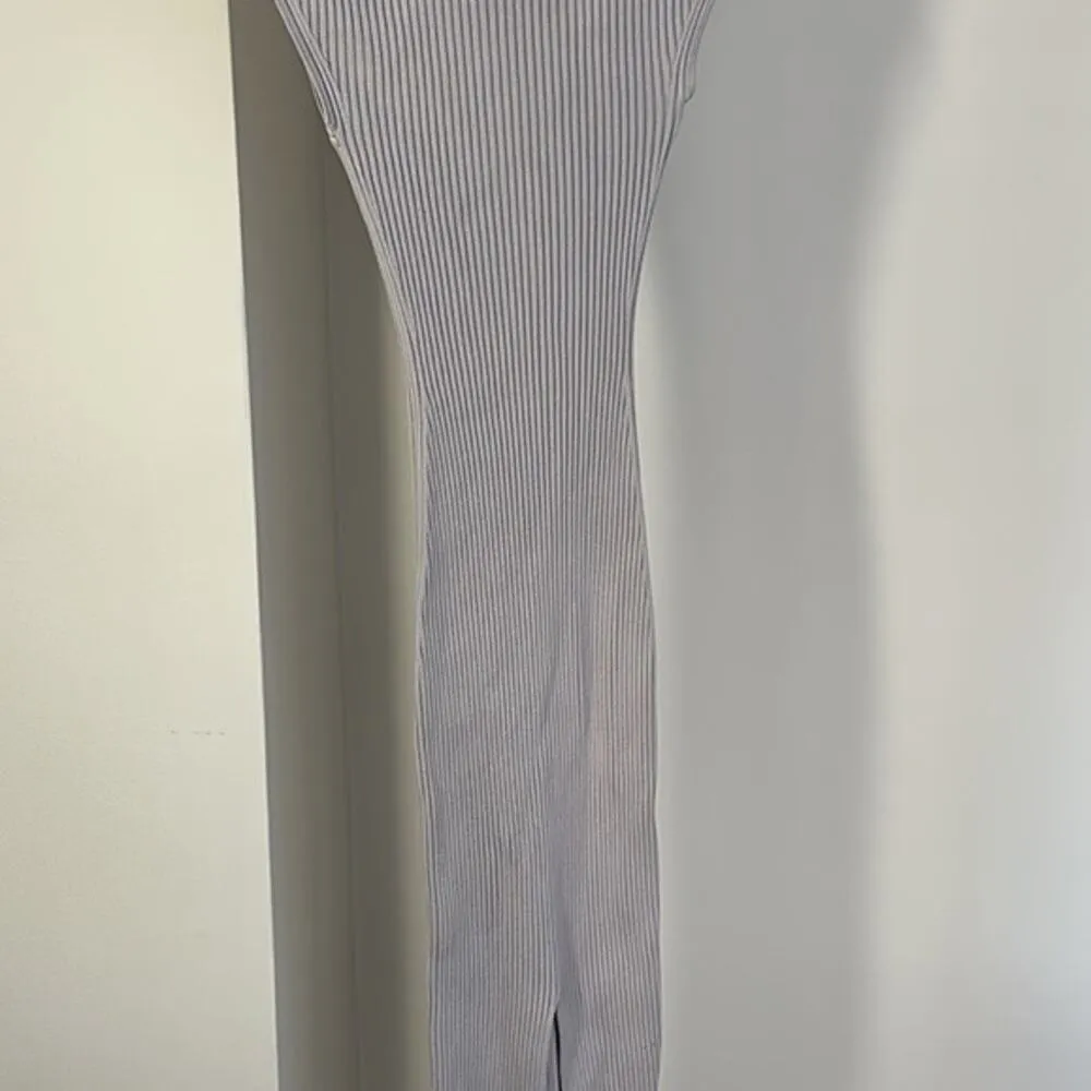 Johnathan Simkhai Florence Midi Dress in Stone Tan XS Gray - Image 7