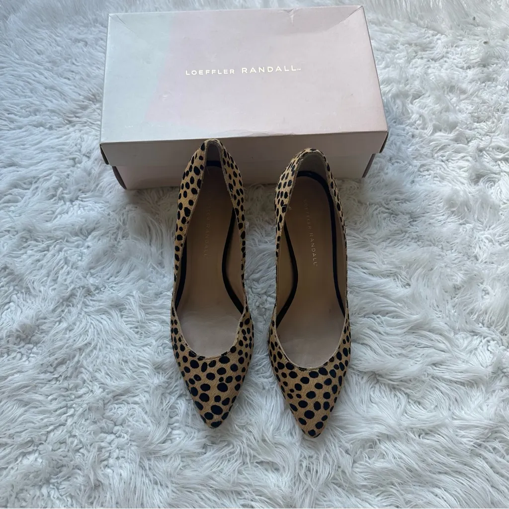 Loeffler Randall Pari Cheetah Print Heels - Image 2