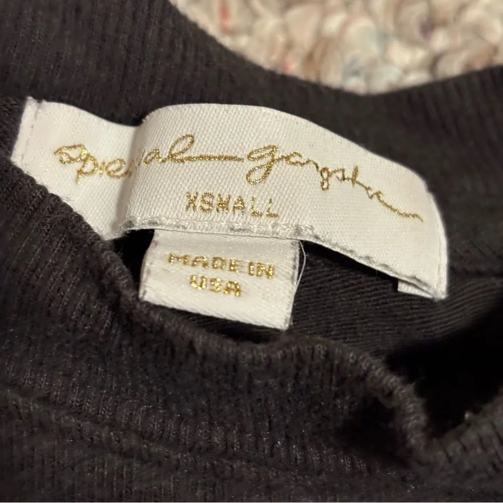 Spiritual Gangster Dark Gray The Light Malibu Crew Neck Sweater- Size XS - Image 8