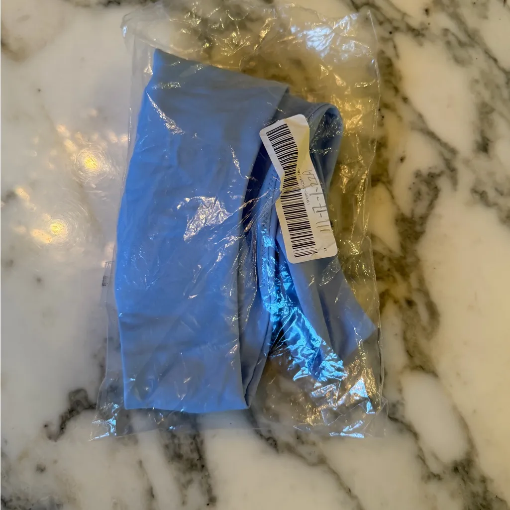 NWT QUINCE Clear Blue Sky Italian High-Leg Bikini Bottom Sz M 🩵 light blue - Image 8