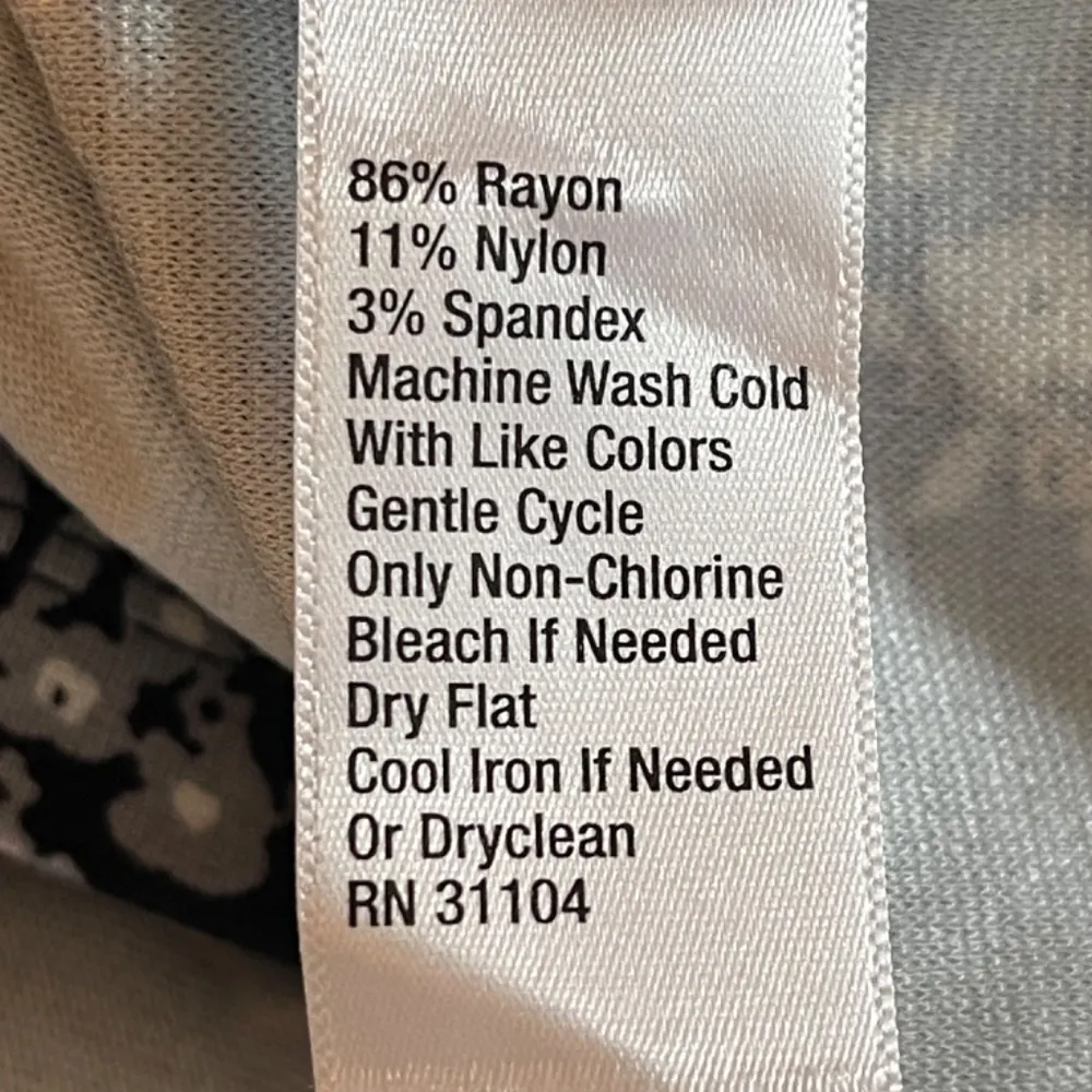 Curvy 3X Black Poppy Floral Mock Neck Cozy Luxe Shirt Dress LS - Image 13