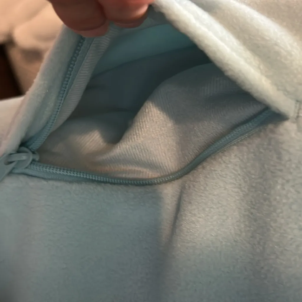 NWOT Columbia Blue/Teal Fleece Full Zip Jacket Size Small - Image 4