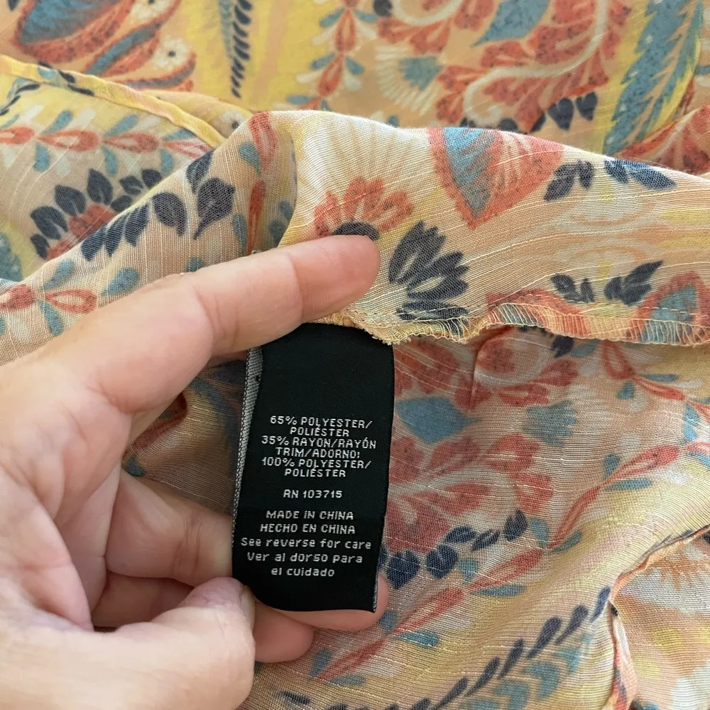 Women’s Zac & Rachel yellow, coral & blue v - Image 4