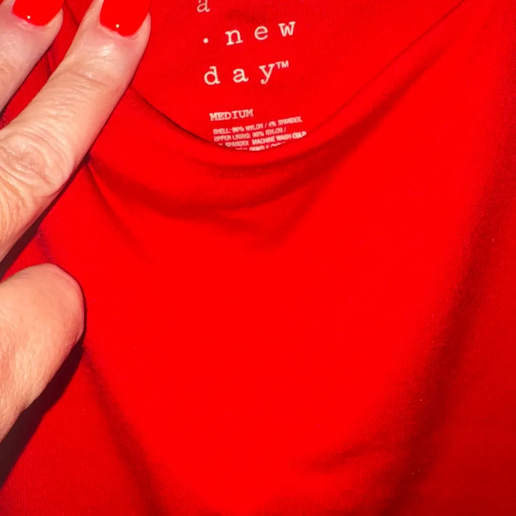 a new day Women's Red Bodysuit - Image 4