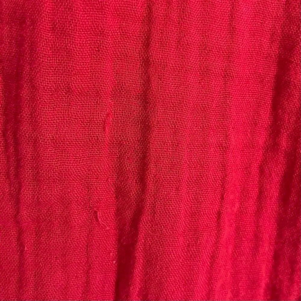 Xirena Scout Shirt Gauze Red Medium - Image 7