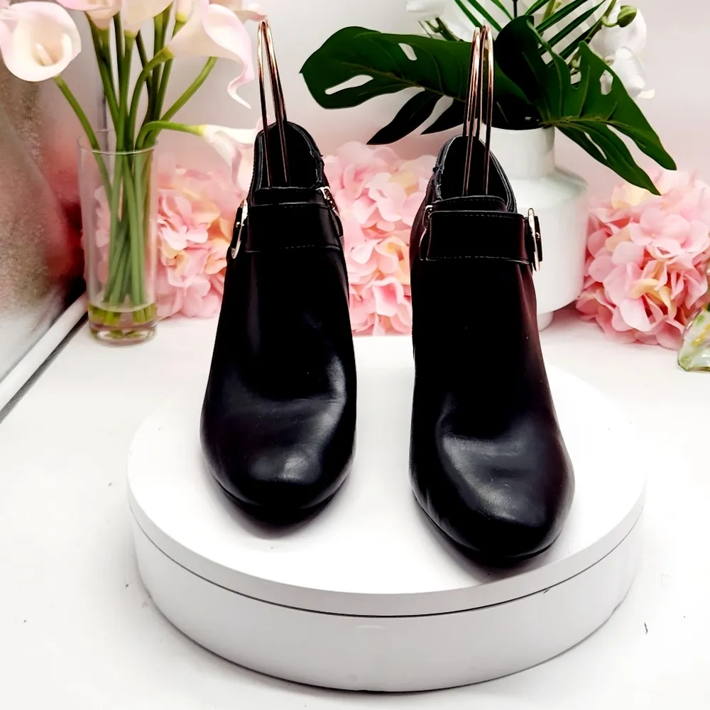 Michael By Michael Shannon Coraline Bkack Ankle Booties - Image 11