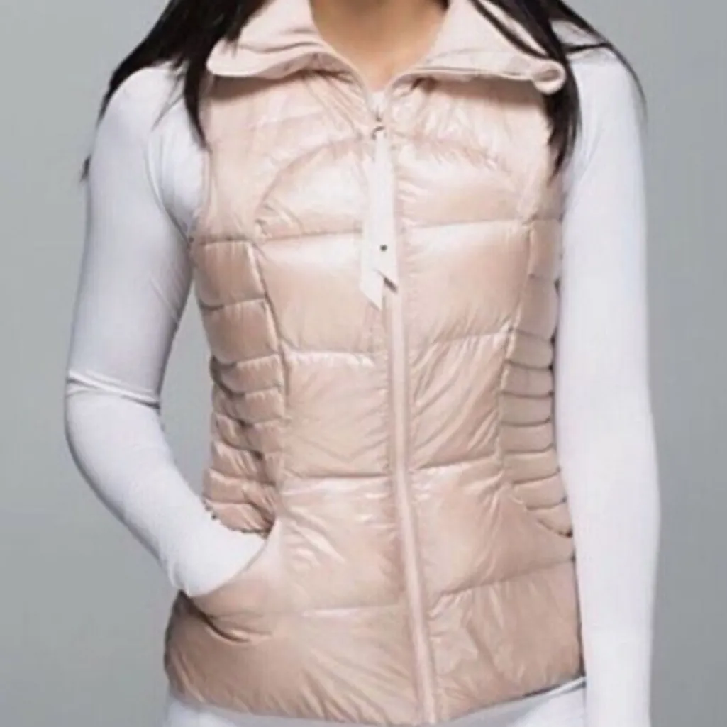 Lululemon Fluffin Awesome Vest in Rose Gold - Image 3