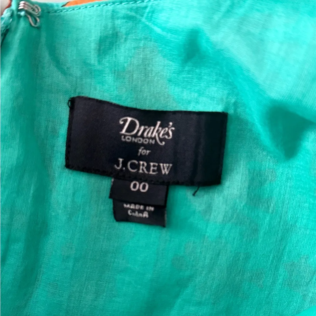 J.Crew Drake’s London x  Printed Sundress – Size 00 - Image 8