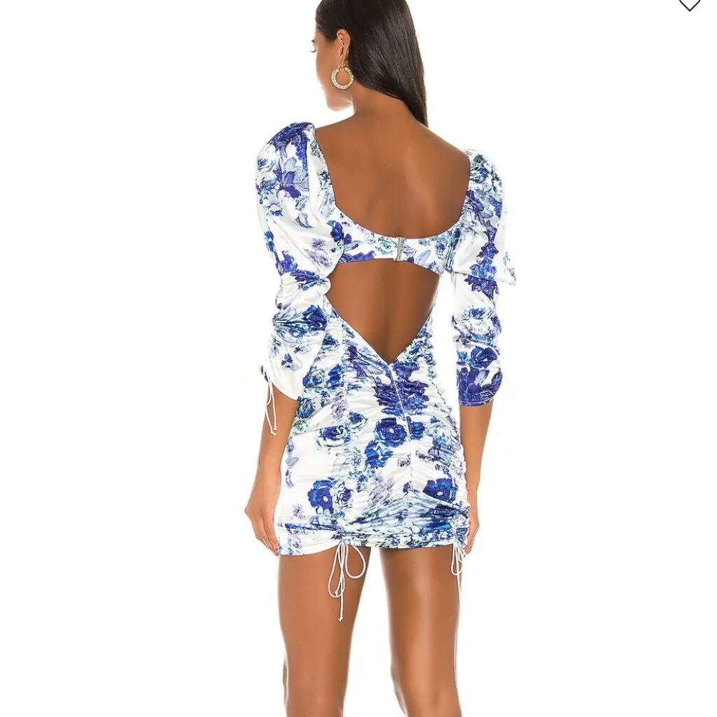 For Love and Lemons Hyacinth Drawstring Mini Dress NWT Size S - Image 2