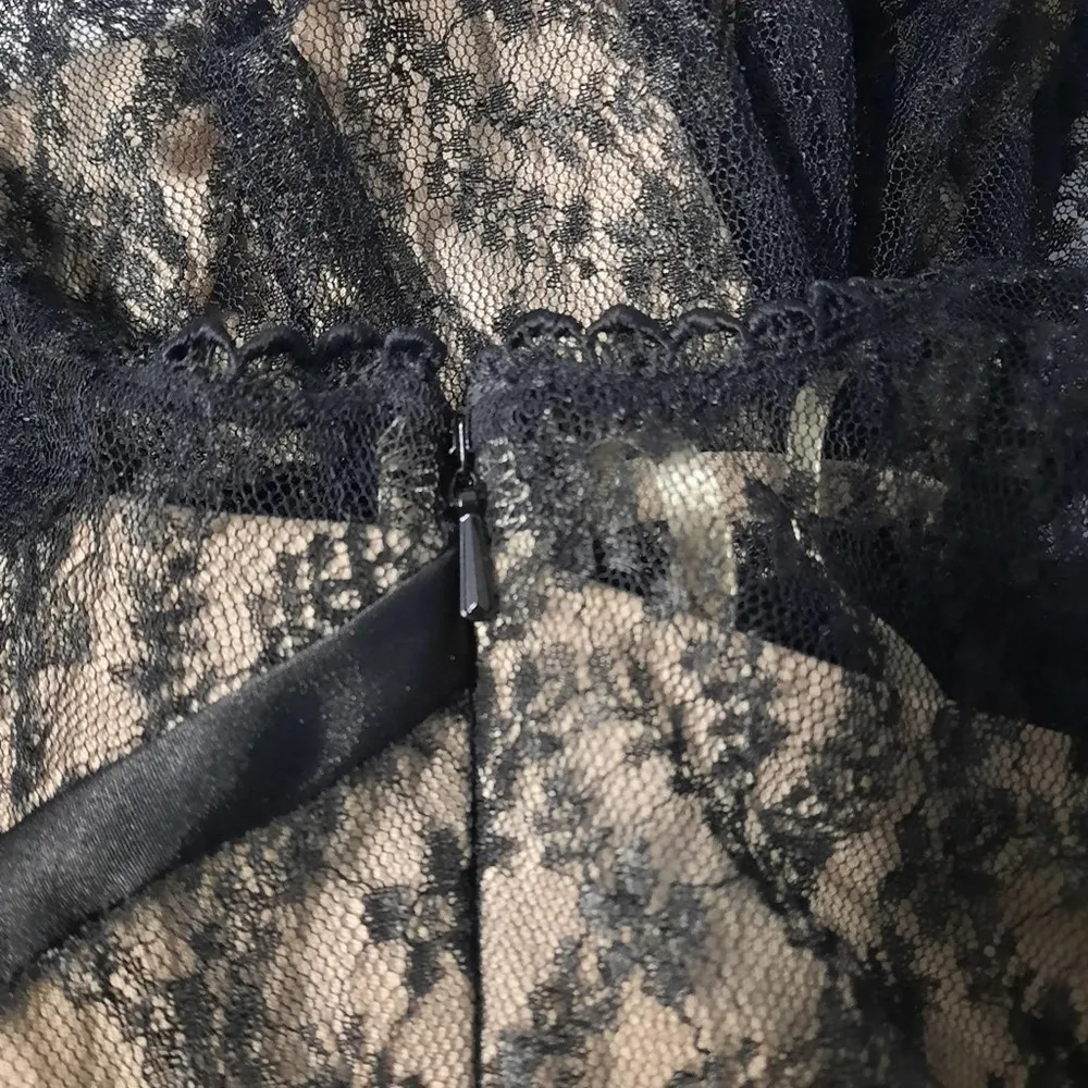 Vintage Y2K Express Juniors Dress Size 11/12 Black Lace - Image 9