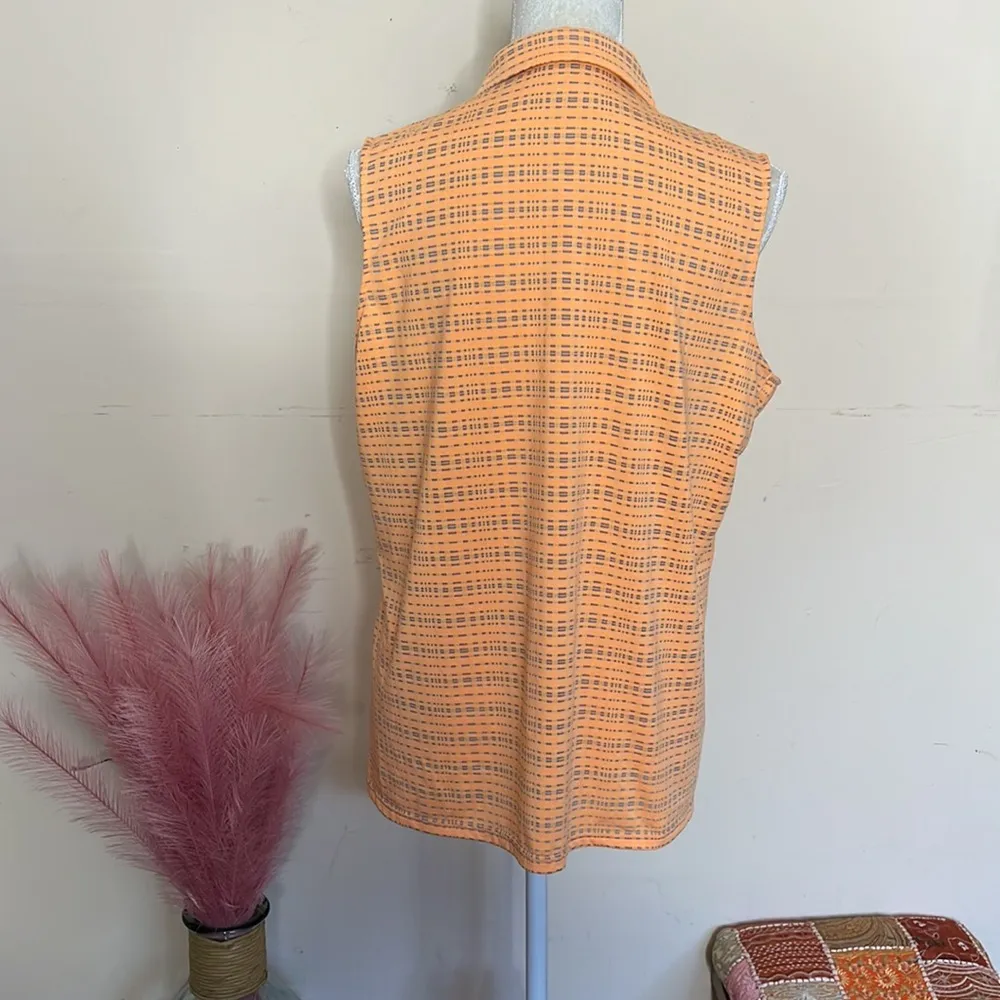 Antigua • golf dot stripe sleeveless athleisure tank top - Image 51