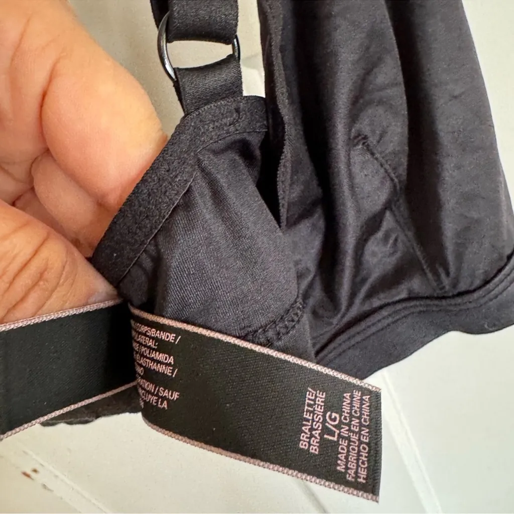 Victoria’s Secret black triangle bralette size large - Image 5