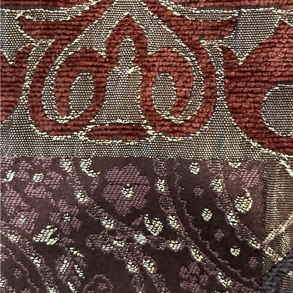 Vintage Coldwater Creek Tapestry Jacquard Collared Button Shirt Jacket PXL - Image 10