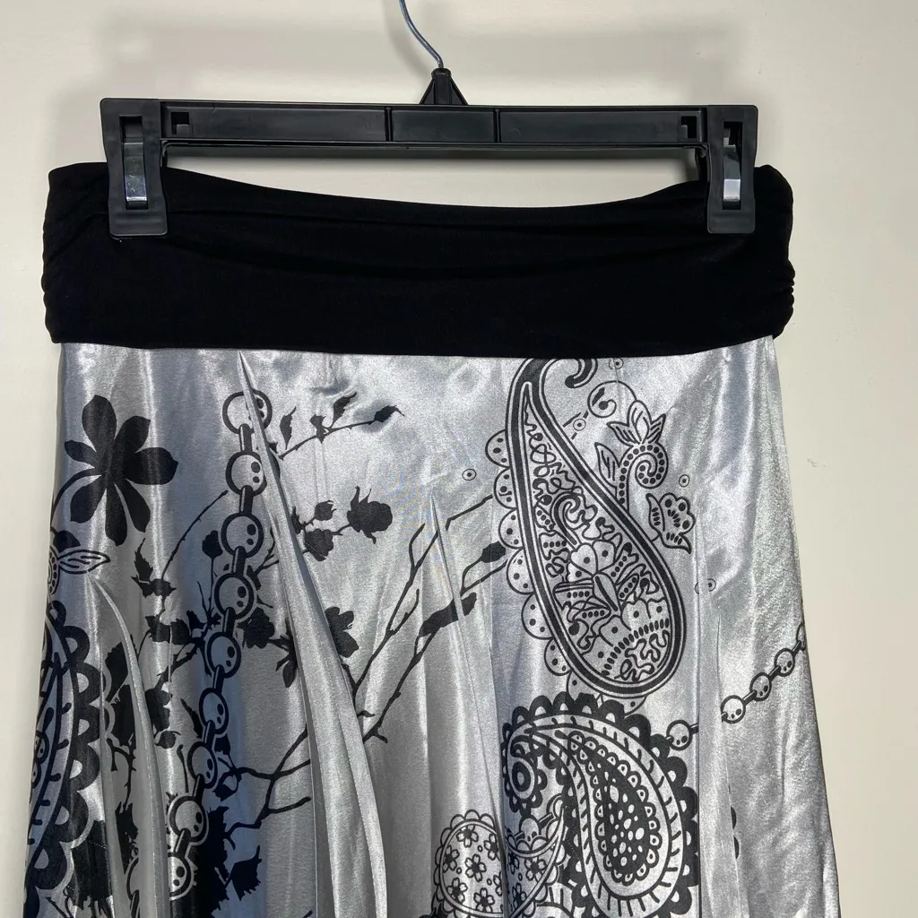 Body Central Y2K Maxi Skirt Paisley Whimsygoth Fairy Witch Vintage Witch Boho S - Image 2