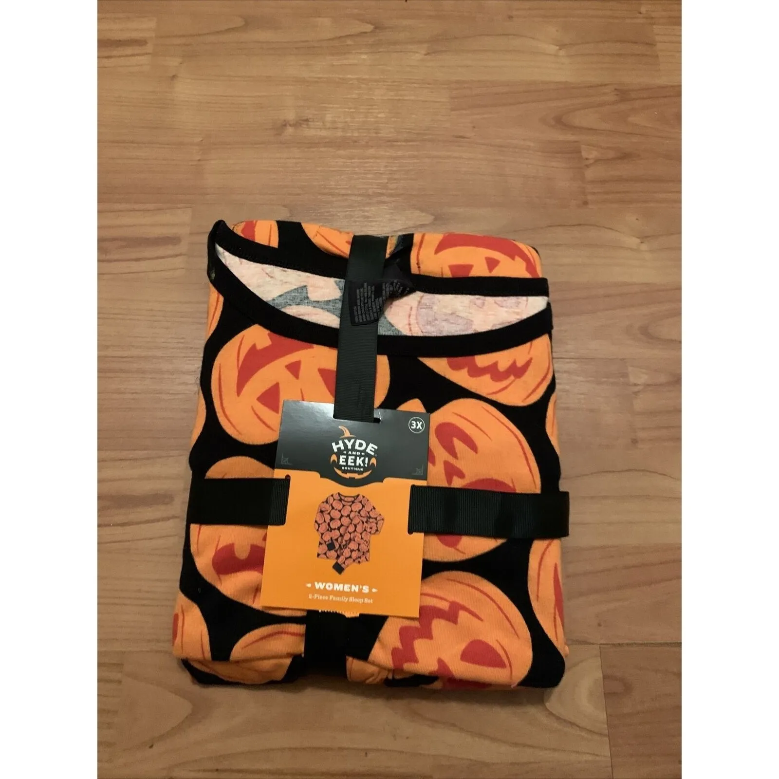 Target HYDE And EEK Women's Pajama Set Halloween Pumpkins Size 4X - Image 8