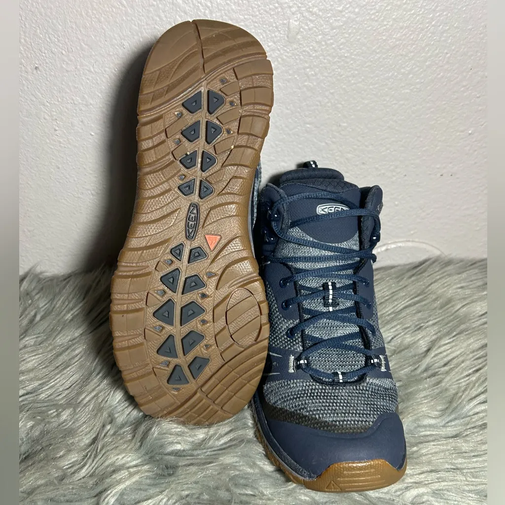 Keen Terradora Waterproof Hiking Trail Boots Blue Hiking Shoes Size 7.5 - Image 9