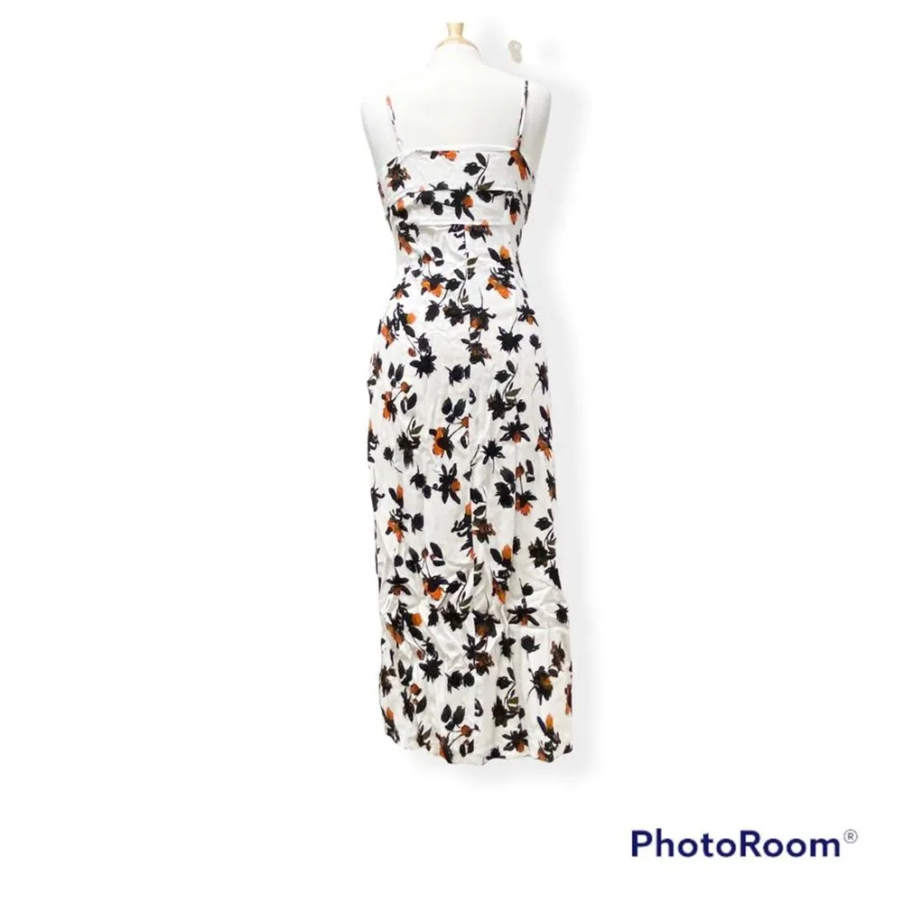 Derek Lam Floral Camisole Dress White 6 - Image 2