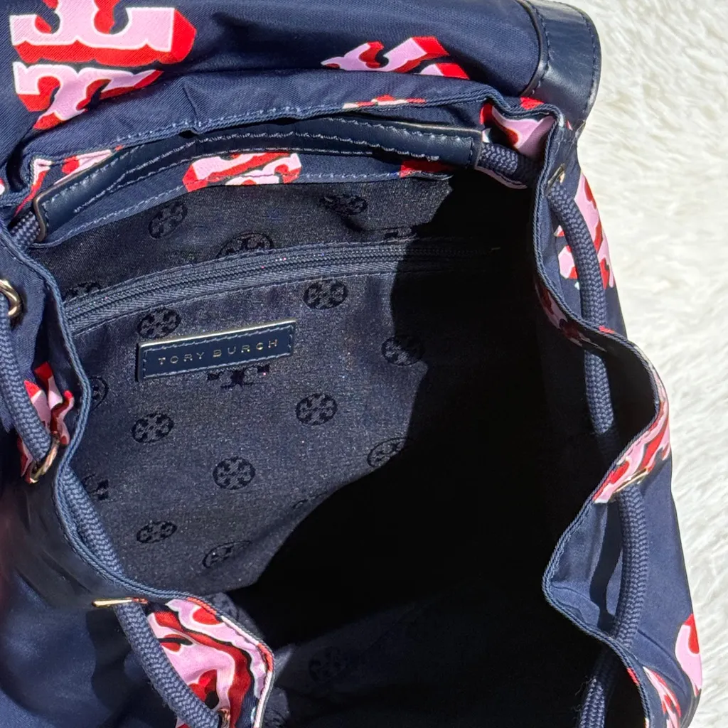 Tory Burch Crazy Logo All Over Backpack - Image 10
