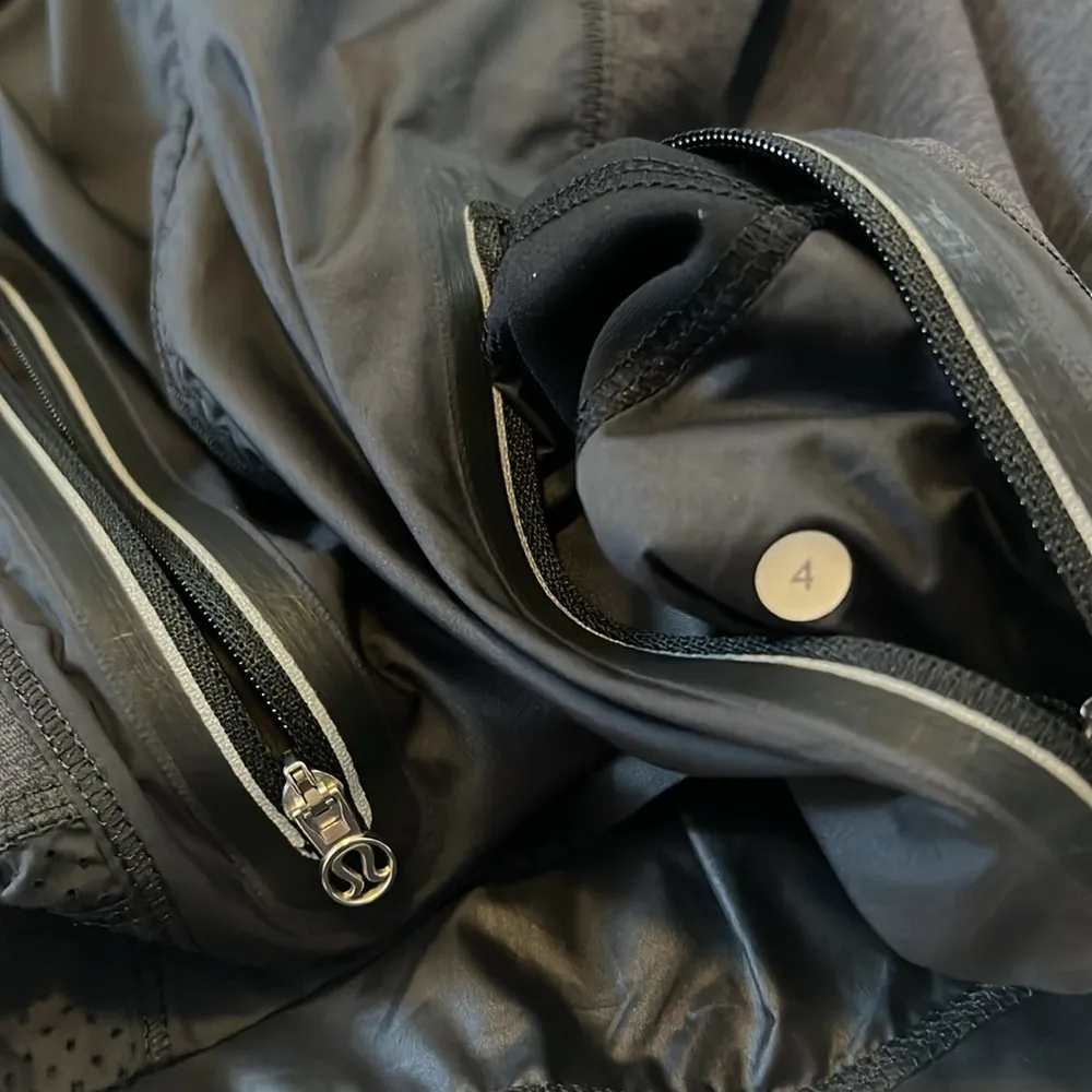 Lululemon Run: Nothin’ But Run Jacket Color Black Size 4 EUC - Image 6