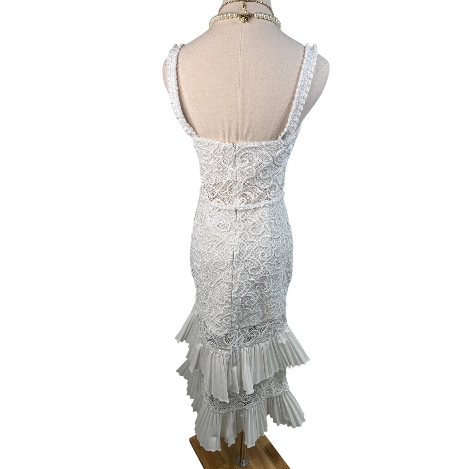 Alexis Lyssa Dress white lace bride wedding bridal size AU small S / US 2 - Image 12