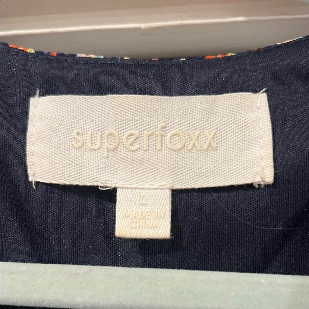 Superfoxx  Women's Striped Multicolor Dress‎ large - Image 6