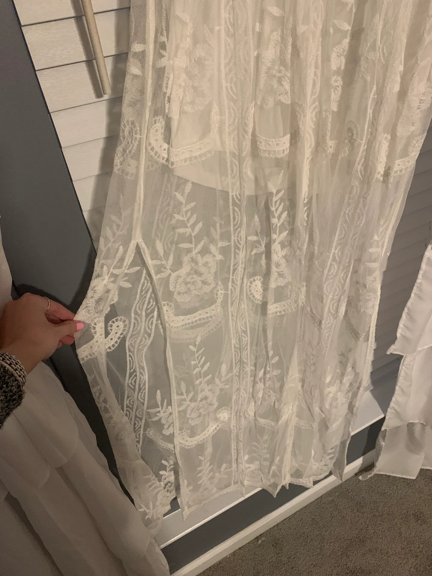Vestique White Lace Dress - Image 9
