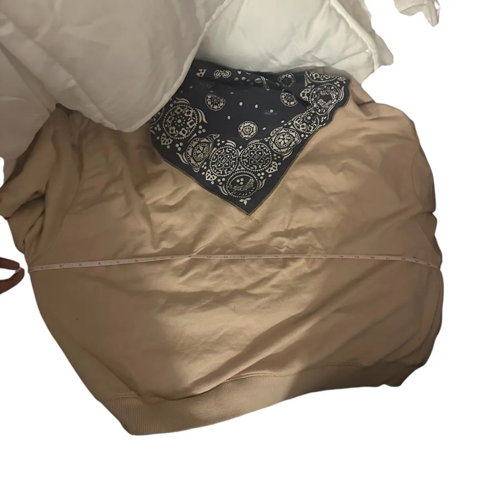 Free People James Pullover Sweatshirt Beige Size L NWT Western Festival Cowgirl - Image 7