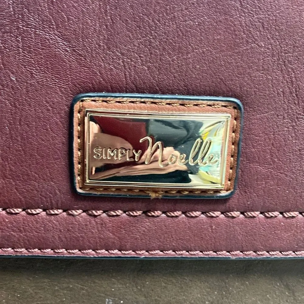 Simply Noelle‎ Women’s Faux Leather Handbag Olive Green Brown - Image 9