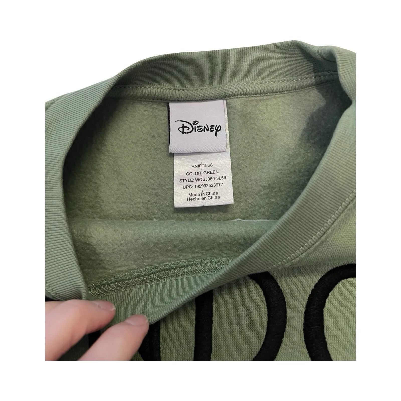 Disney 101 Dalmatians London England Womans M Embroidered Crewneck Sweatshirt - Image 2