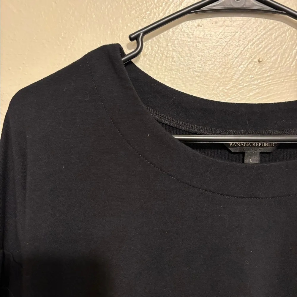 Banana Republic Black Long Sleeve Top - Image 6