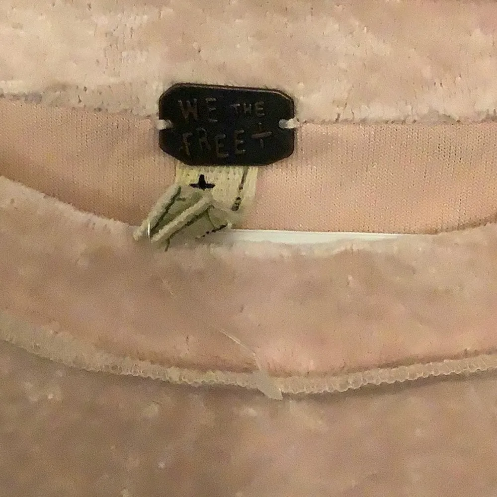 Free People Plush Velvet Pullover in Gray Med. NWOT - Image 4