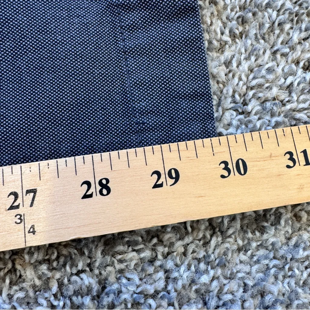 Ted Baker Blue Mid Rise Trouser Dress Pants Womens 28 Classic Preppy Slim Fit - Image 2