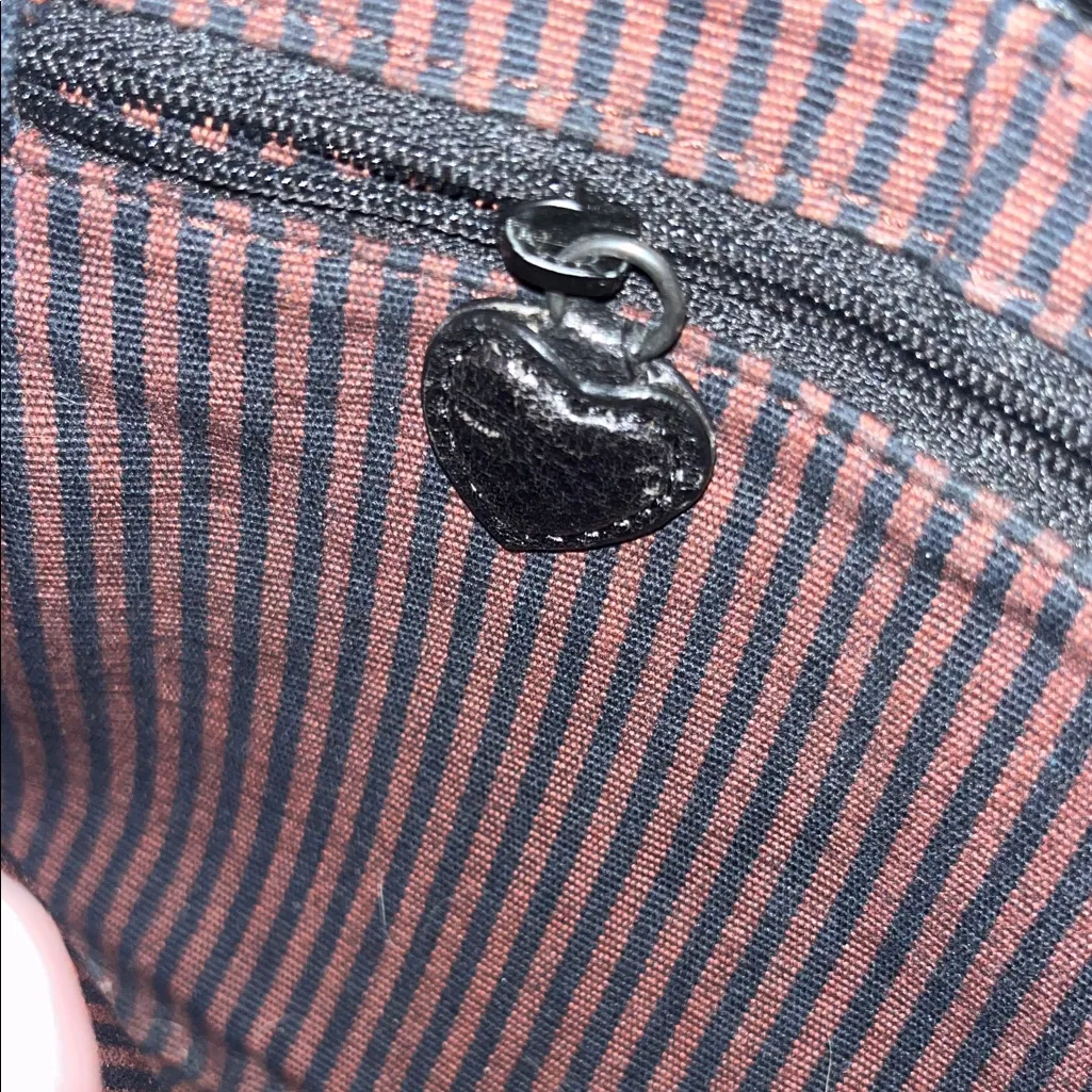 Brighton Black Crocodile-Embossed and Braided Leather Accents Crossbody - Image 6