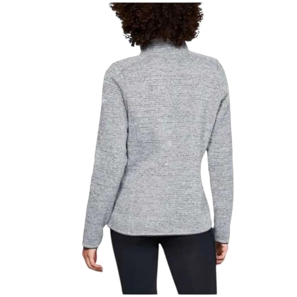 Under Armour Gray Fitted Wintersweet 2.0 Fitted Cold Gear 1/2 Zip Pullover - Image 4