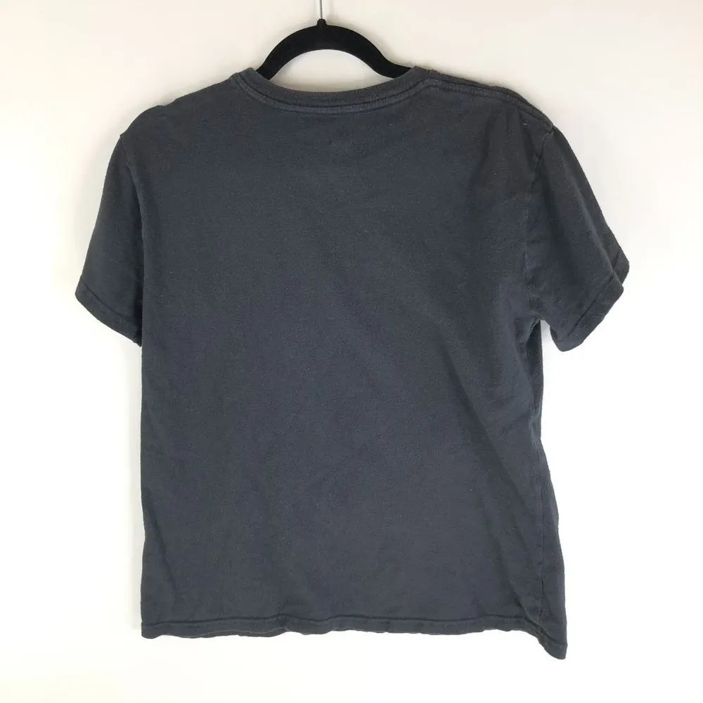 The Rolling Stones Womens 1975 US Tour Black Short Sleeve Crewneck Cotton Tee L - Image 2