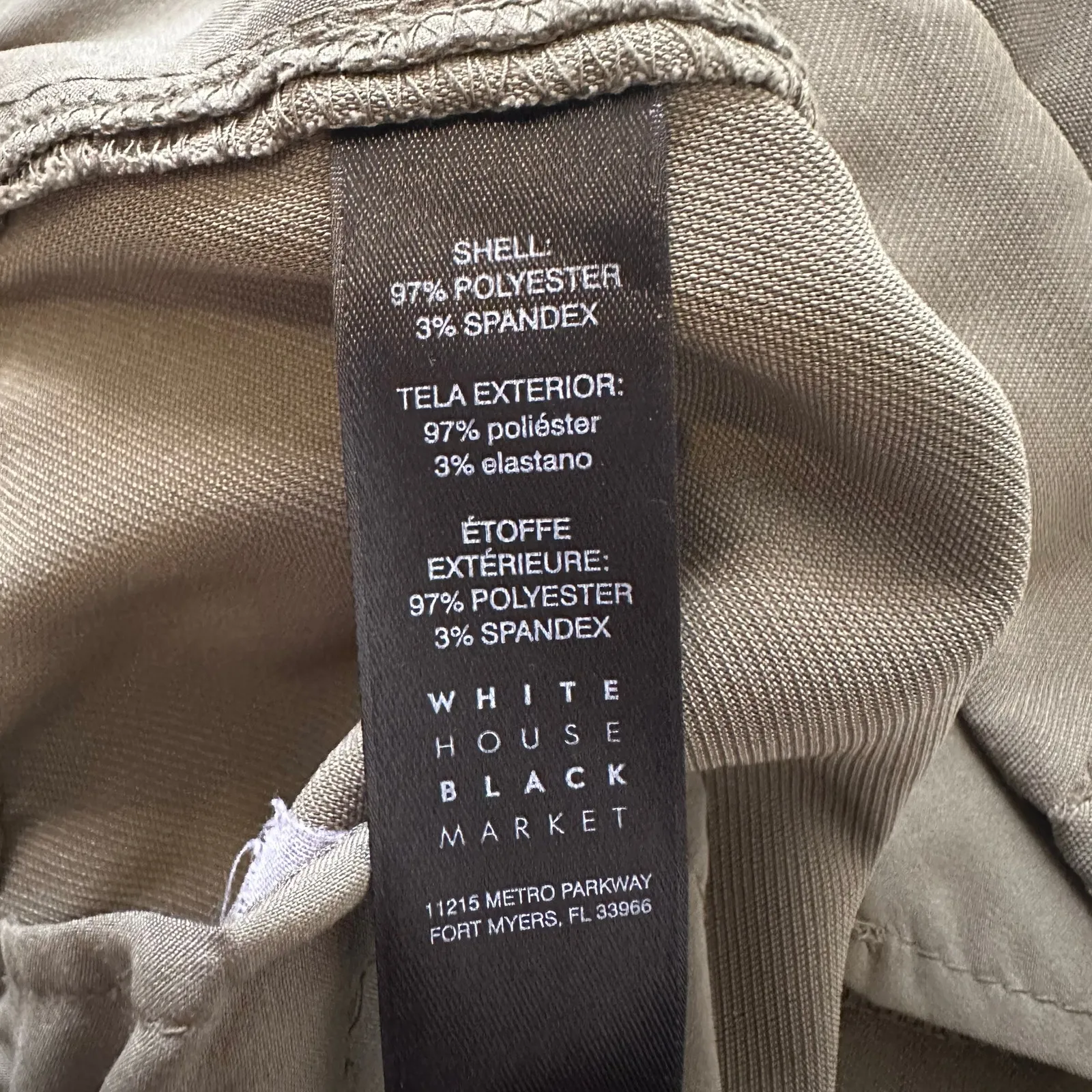 White House Black Market sage green the Slim Ankle dress pants size 10 - Image 8